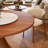 Round Mid-Century Farmhouse Solid Wood Dining Table Set With 360° Silent Turntable-1209726582-1214874721
