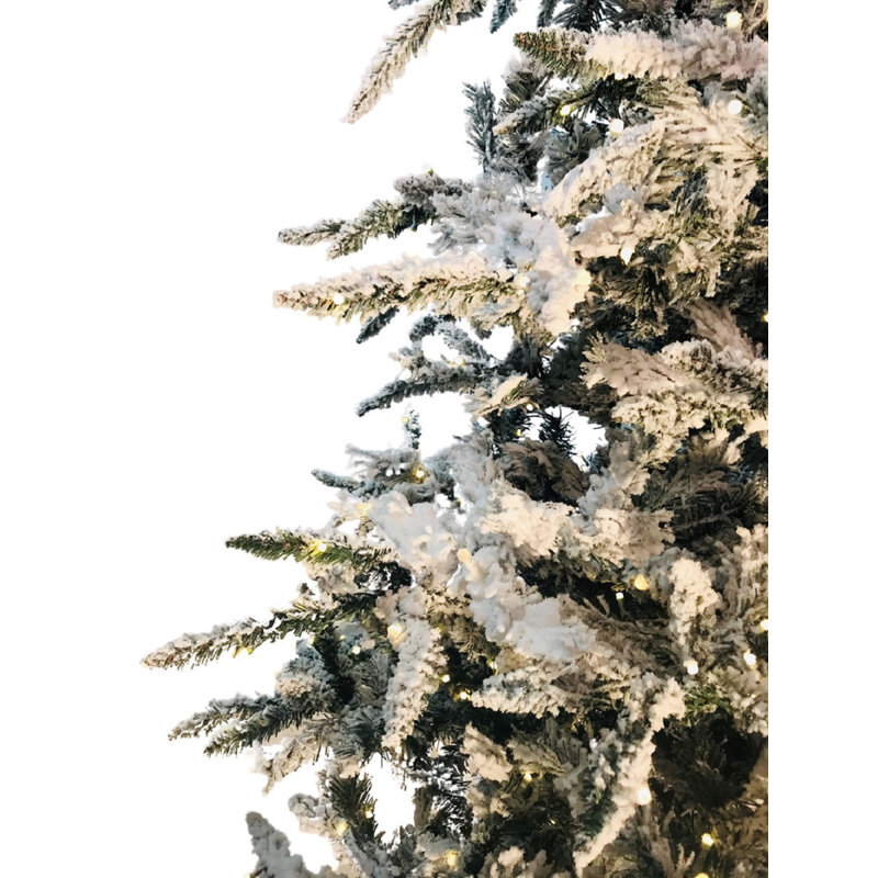Lighted Artificial Fir Christmas Tree, 7.5' H