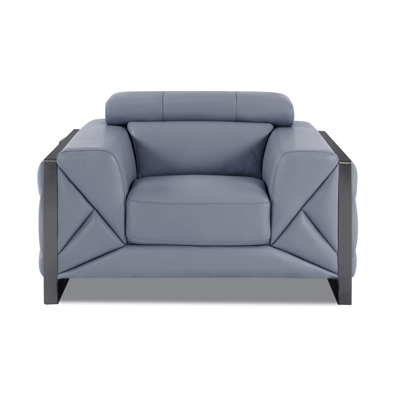 Fauteuil en cuir italien Global United