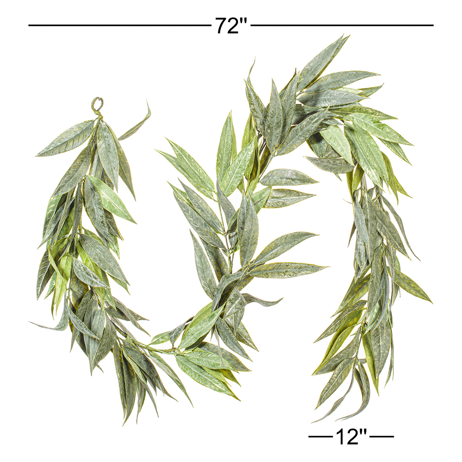 72'' in. Faux Willow Garland