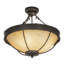 Barbed Wire 4 - Light Semi Flush Mount