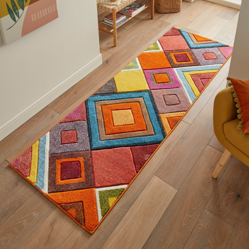 Ankica Geometric Area Rug, Rectangle 120 x 170 cm