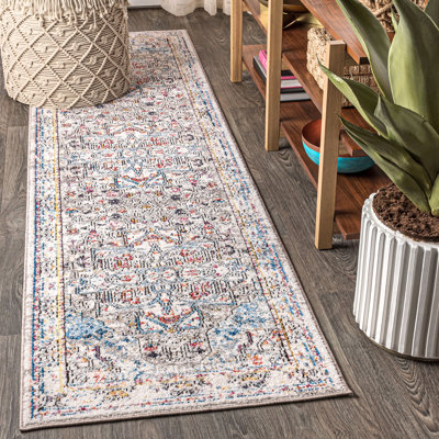Stillwater Vintage Medallion Gray/Red/Turquoise Rug