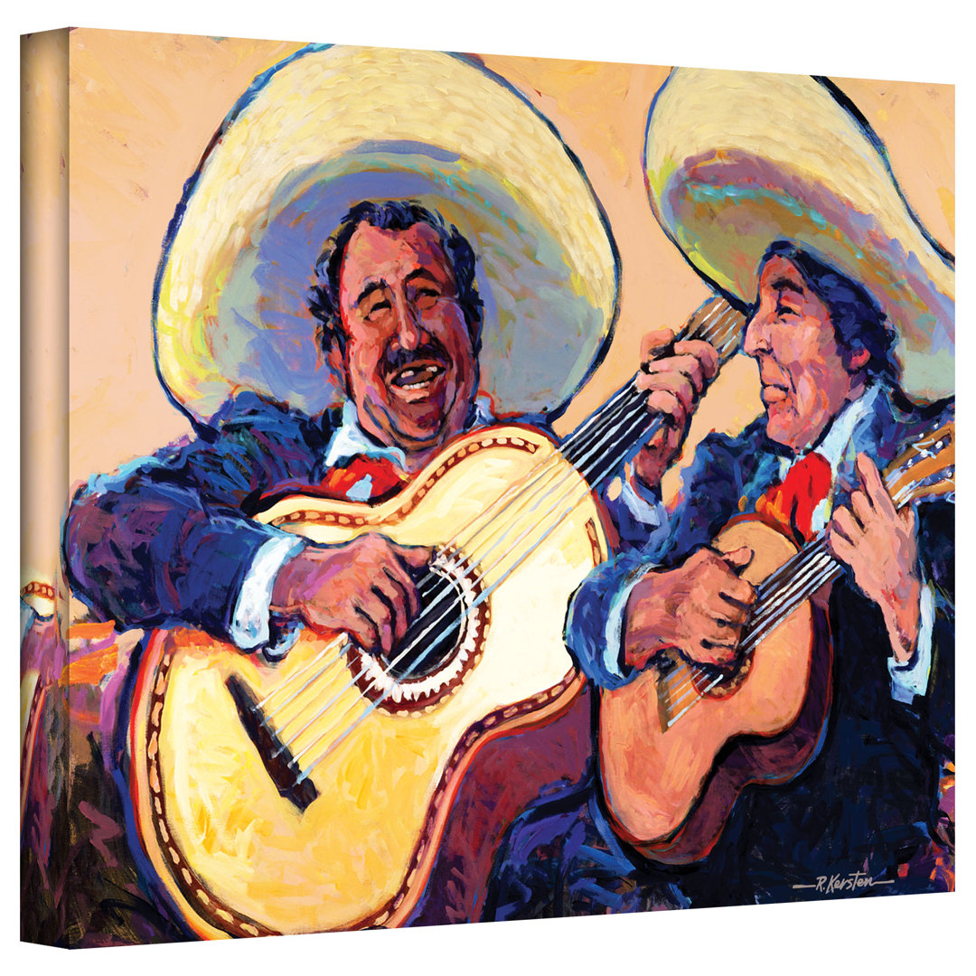 Mariachi de Cabo - Wrapped Canvas Print ArtWall 