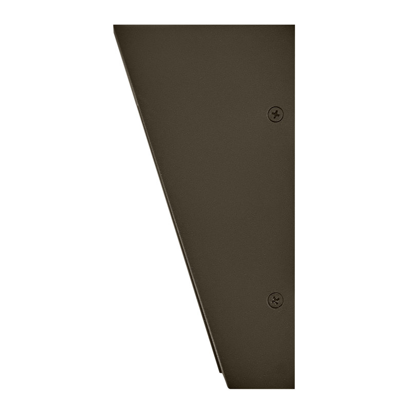 Hinkley Taper Integrated LED Outdoor Wall Mount, Textured Oil Rubbed Bronze
