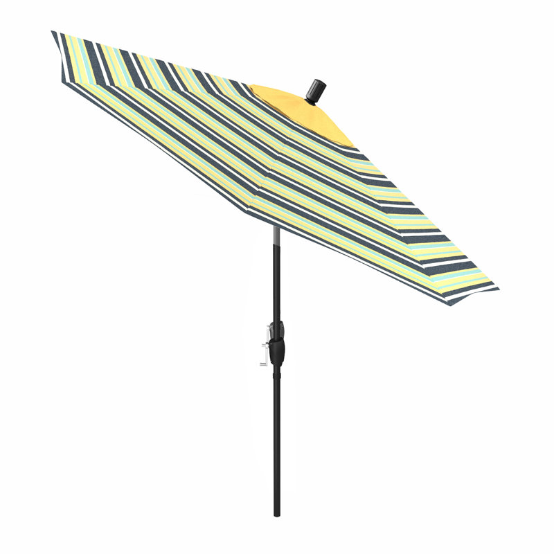 Parasol de marché 9 pi Junerose, Captiva Admiral - Pacifica Premium, Hammertone gris foncé