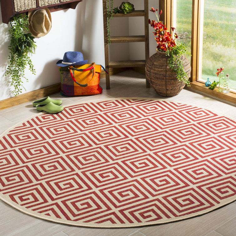 Gowanus 100 Performance Geometric Indoor/Outdoor Area Rug