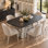 Modern Rectangle Dining Table Kitchen Table