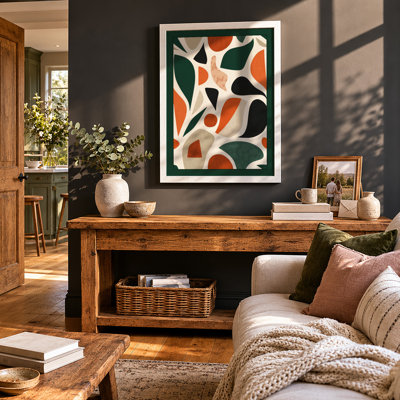 Scattered Forms Geometric - Print