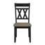 Ensemble de 2 chaises modernes au design moderne avec cadre en bois au fini noir antique-1663547998