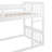 Twin Size Solid Wood Low Bunk Bed-1368673452