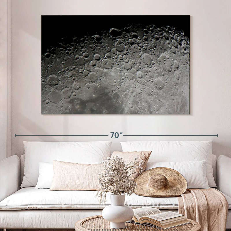 Oberle Moon Surface, 34" H x 51" W