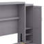 Lit escamotable avec garde-robe et tablette de rangement-558490784