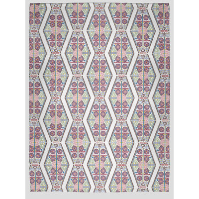 Detailed Geo Spring Throw Blanket
