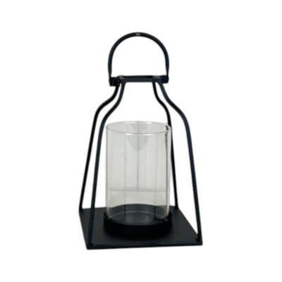 Metal Candle Holder Lantern 19cm