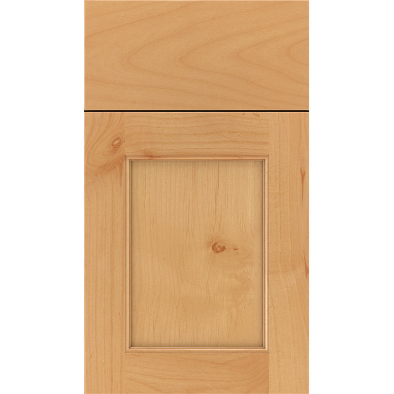 Échantillon de porte d'accès complet Westwood, Bronze industriel avec glacis noir, Érable