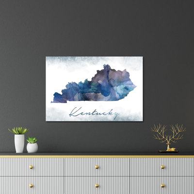 " Kentucky State Bluish " Print