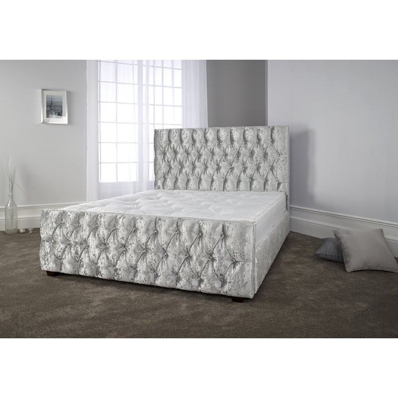 Deshawn Upholstered UK Double - DE 135 X 190 Cm Bed, Double (4'6)