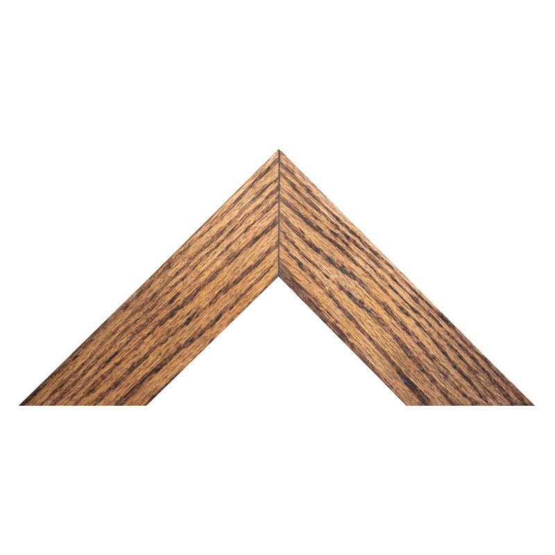 Miroir en bois franc Ebark Designs Ebark - chêne rouge 2 po, 63 po x 30 po, Miel