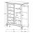 Fraser 8-drawer Door Chest Cream White-9996042