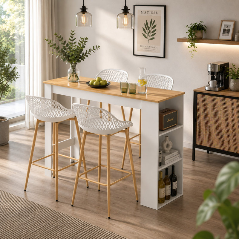 Bar Cabinet, White