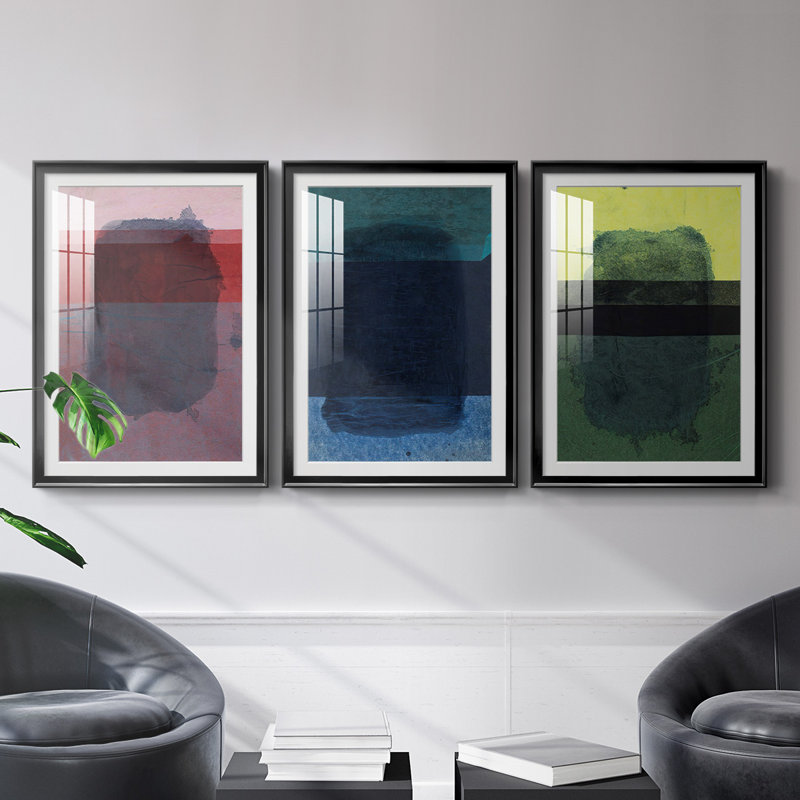 «Souvenir de Rothko I», reproduction encadrée de qualité supérieure, prête à être accrochée, H 42,5 po x l 91,5 po x P 2,5 po