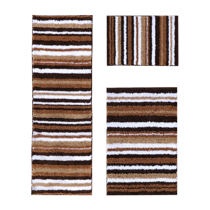 Non-Slip Bath Rug, Brown