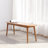 Natural Oak Wood For Dining Bench Table Bench For Living Room-1416295199