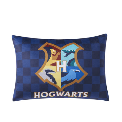 Harry Potter Hogwarts Kids Bed Pillow Pack W/ Removable Pillowcase