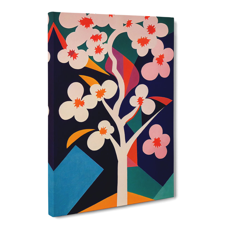 Cherry Blossom Tree - Wrapped Canvas, 50cm H x 35cm W x 3cm D
