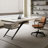 White Rectangular Solid Wood with 4 drawers writing desk, Office desk