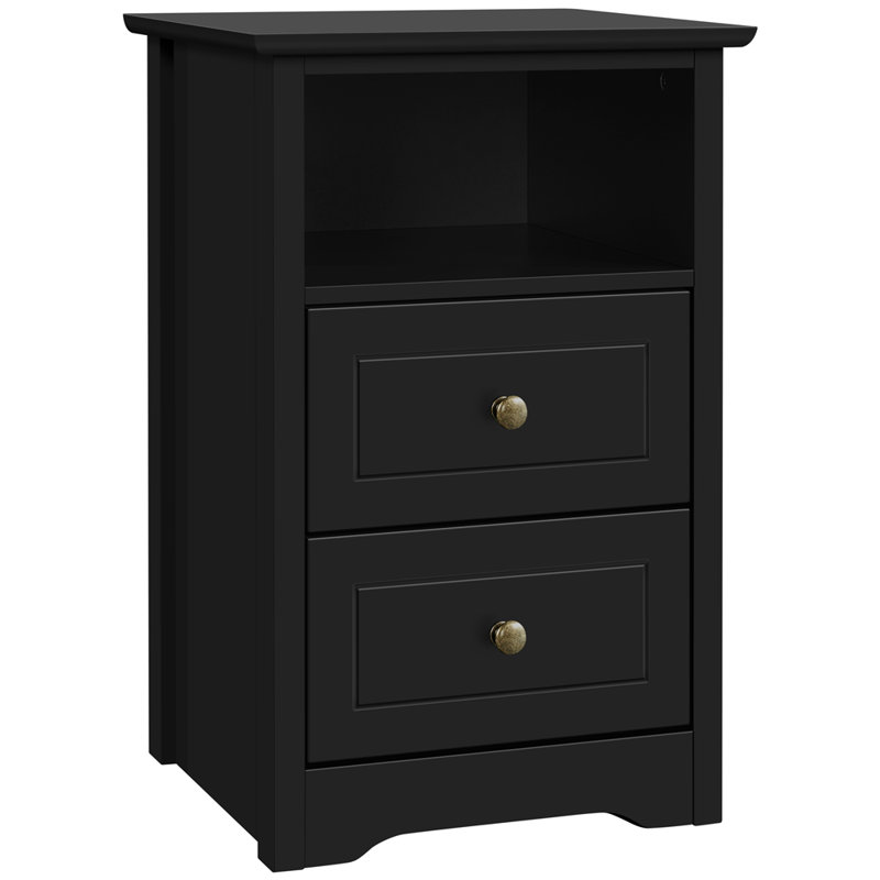 End Table, Black, 1