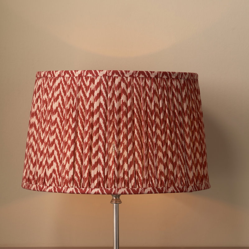 Mio Empire Cotton Lamp Shade ( Uno ), 29cm H x 45cm W x 45cm D, Red