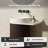 MonBlari 18" X 26" Solid Surface Bathroom Pedestal Sink Matte White