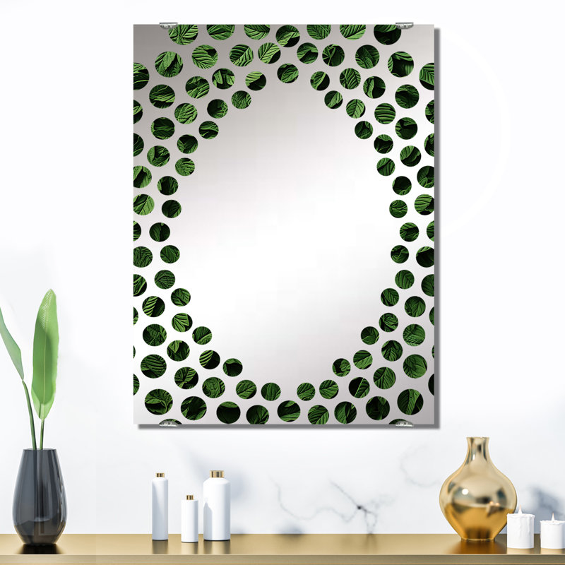 Miroir mural Rathburn - Herbes MIR134438, 32 po x 24 po