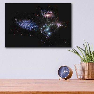 Stephan's Quintet' by NASA, Acrylic Glass Wall Art