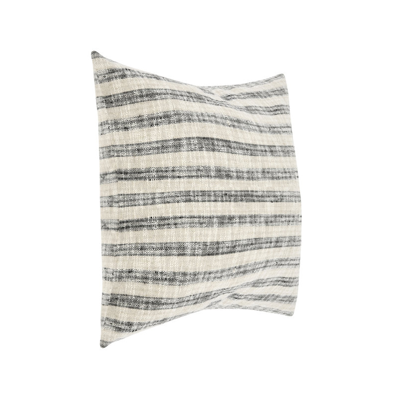 Coussin Linna, H 24 po x l 24 po, Carré, Gris