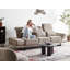 Fabric 3 Seater Sofa Beige IKAST-359196435