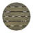 Round Wood Coffee Table In Grey, 17.84 - Inch Height, Suitable For Balcony Relaxation Outdoor Tall, Build, Fits Lounge Chairs