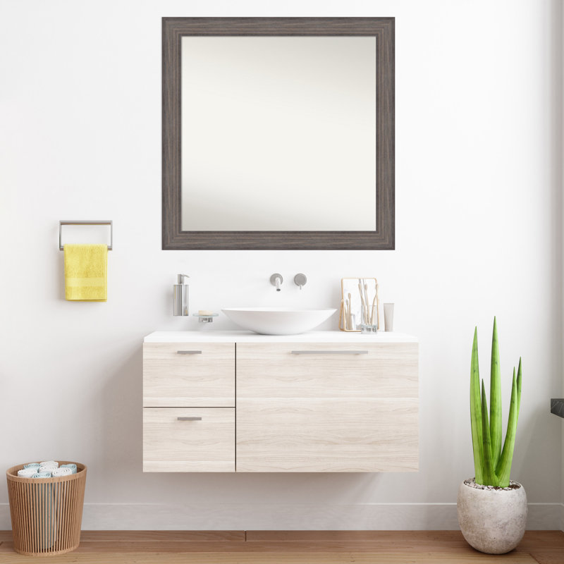 Miroir Hannaley, 35,25 po x 35,25 po, Carré