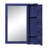 Egon Contemporary Metal 1-Door Rectangular Vanity Mirror-7634883