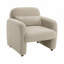 Fauteuil d'appoint 1 pièce Taupe Boucle-1725398324
