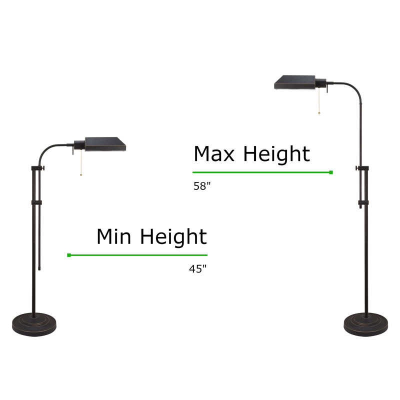 Lampe sur pied Ekalaka 58, Bronze foncé