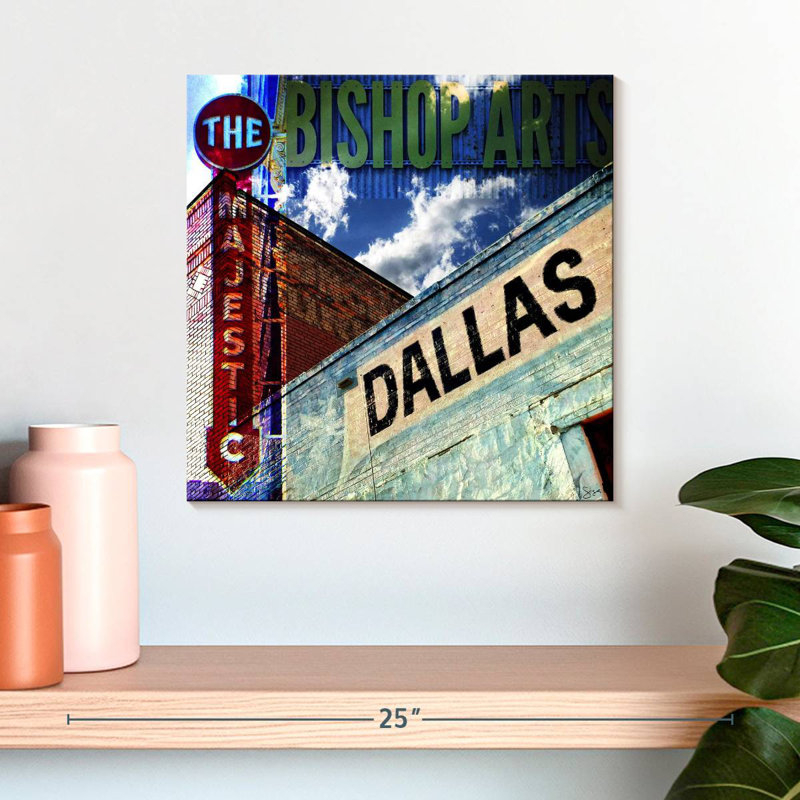 Lilie Bishop Art - Dallas, H 16 po x l 16 po