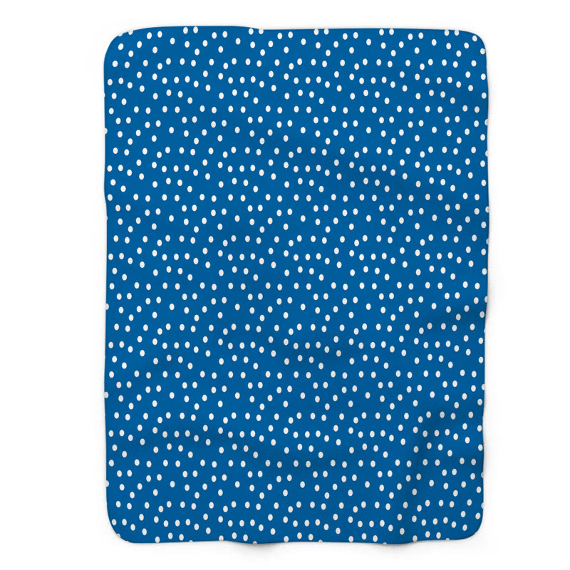 Blue Bold - couverture de qualité supérieure 1 pièce, Grand lit