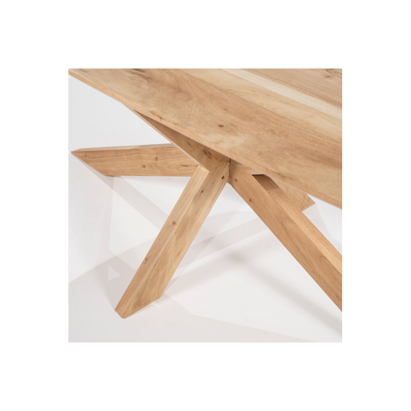 Solid Wood Dining Table, 39" W x 110" L