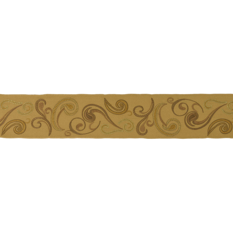Noble Border Fabric, Gold