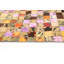 Tapis rectangulaire en cuir de vache fait à la main en patchwork de 5 pi 2 po x 8 pi 3 po Costinela