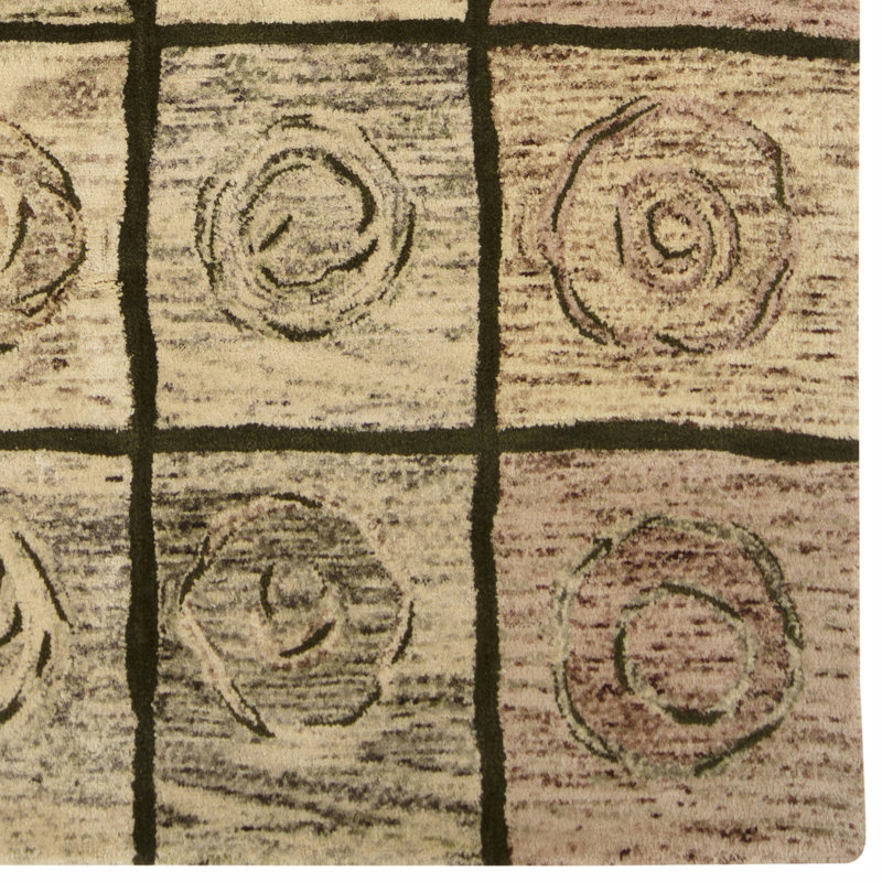 Hume Wool Geometric Indoor Rug, Rectangle 7'9" x 10'6"