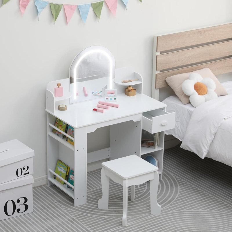 Dressing Table, Light Purple